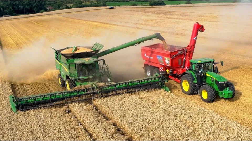 How Does a Combine Harvester Work Let's See